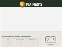 Tablet Screenshot of piamaxs.cl